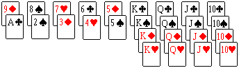 10's Solitaire Card Combinations