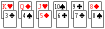 16's Solitaire Card Combinations