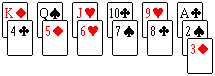 17's Solitaire Card Combinations
