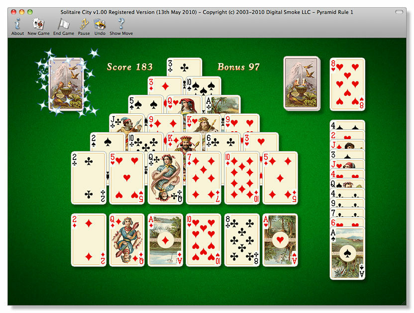 Solitaire City : How to Play Pyramid Solitaire