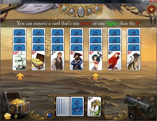 Seven Seas Solitaire screen shot