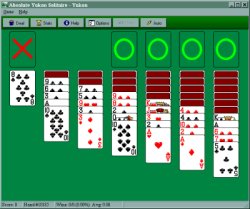 Absolute Yukon Solitaire Screen Shot (Thumbnail)