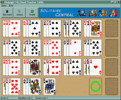 Midnight Oil Solitaire Screen Shot (Thumbnail)